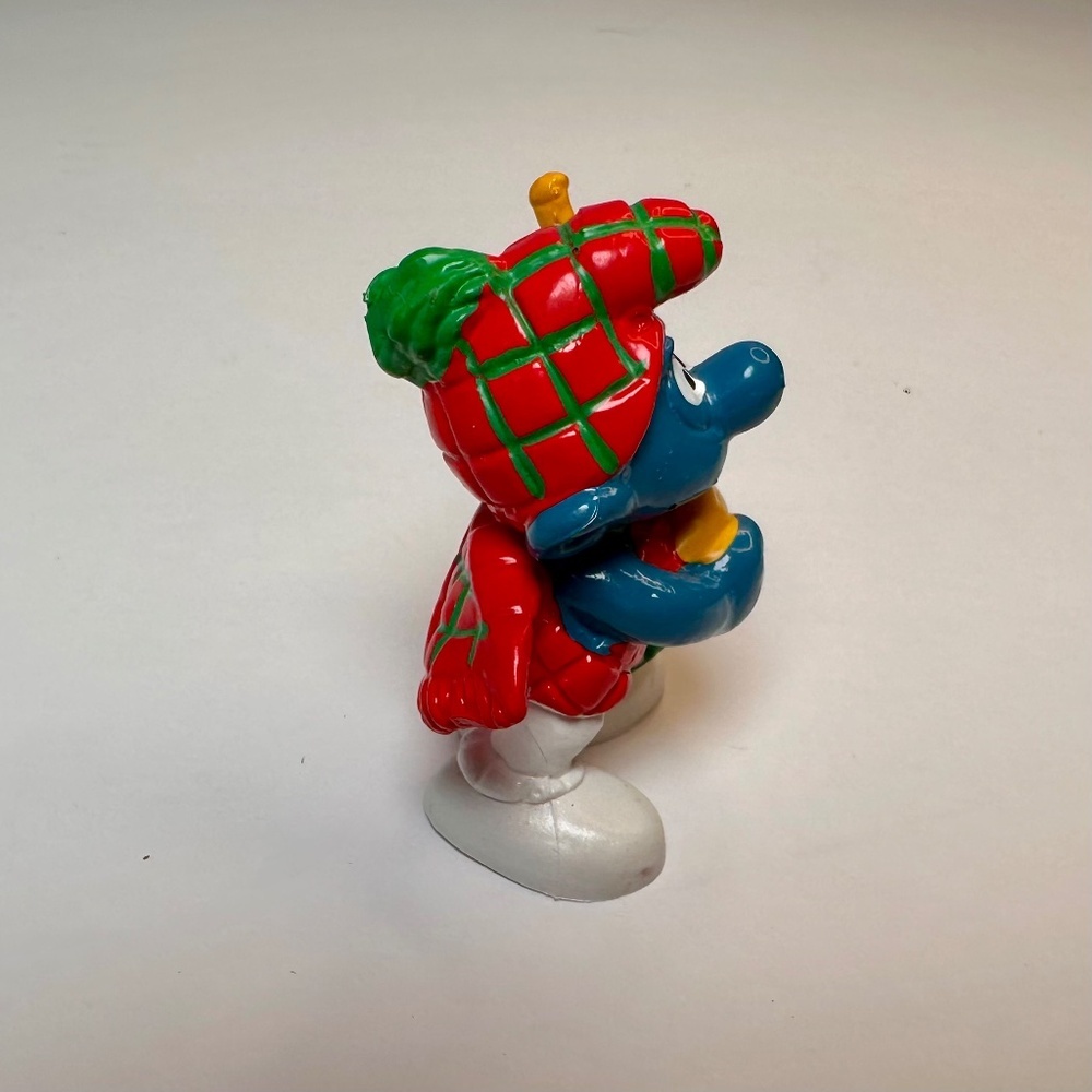 Vintage Smurf Bagpipe Smurf ๐ดโโ ๏ธ๐ถ W. Germany Bully Peyo PVC Figure - Picture 6 of 7